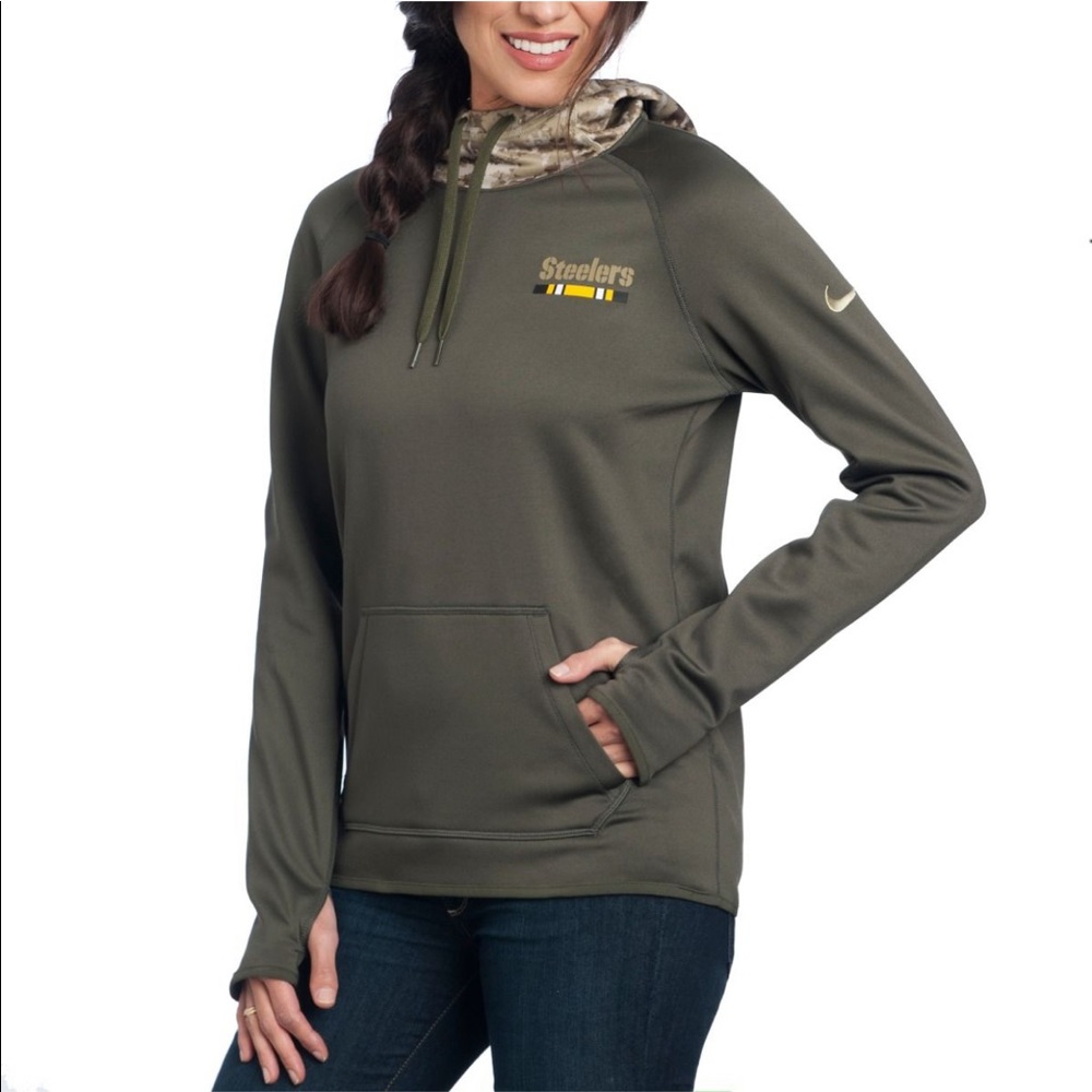 SALUTE TO SERVICE PITTSBURGH STEELERS NIKE HOODIE!